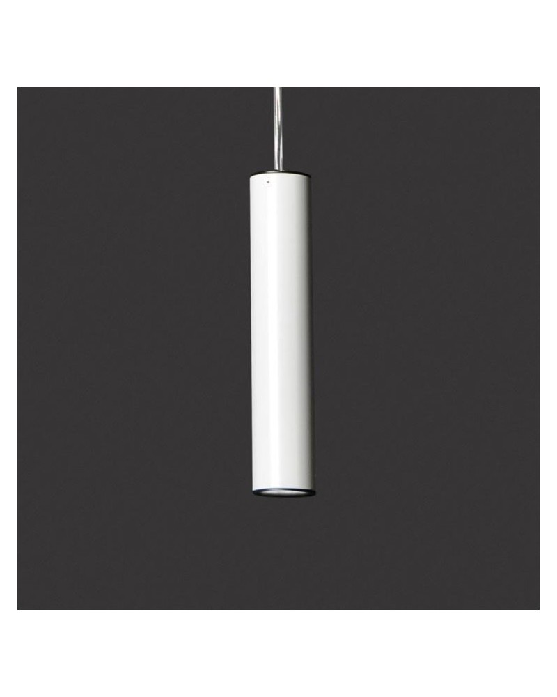 Lámpara de techo cilindro de acero 4cm regulable LED 5W 2700K 500Lm