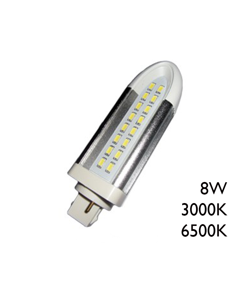LED PL bulb 8W G24d 900Lm. 35mm