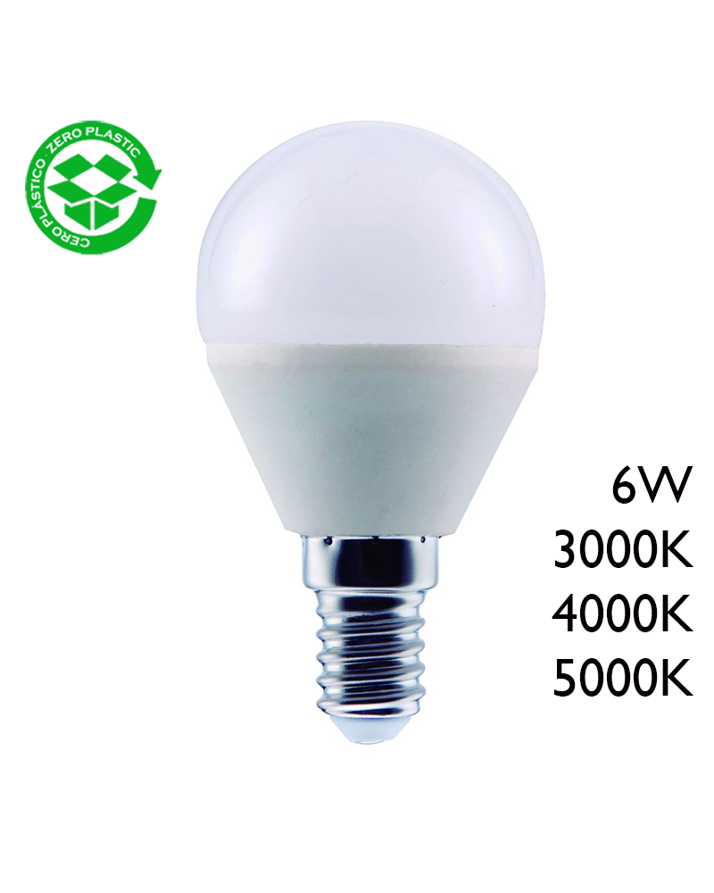 LED Golf ball bulb 6W E14