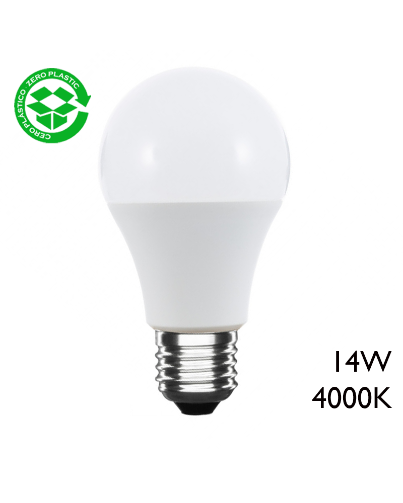 Bombilla Estándar LED 14W E27 4000K A+