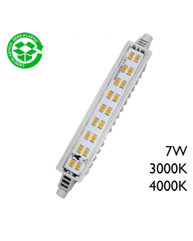 LED Linear lamp 118 mm 7W R7S 120º 680 Lm