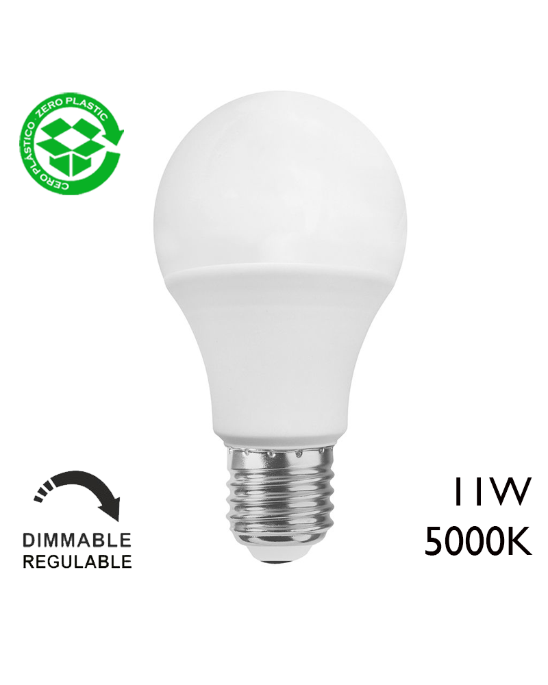 Bombilla Estándar LED 11W E27 5000K A+ Regulable