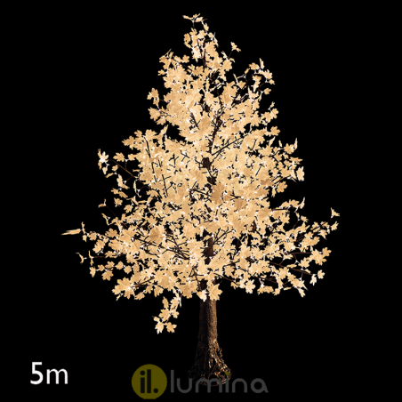 Maple tree 5 meter with 2924 24V IP44 LED lights