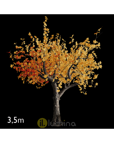 Autumn tree warm ligth 3,5 meter with 1664 24V IP44 LED lights