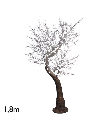 Árbol Cherry Blossom de 1,8 metros luz blanca fría con 800 luces LED IP44 24V