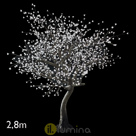 Cherry Blossom tree cool light 2,8 meter with 2120 24V IP44 LED lights