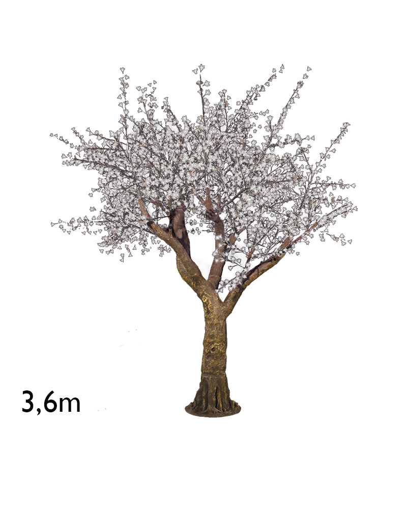 Cherry Blossom giant tree of 3.6 meters with 4,100 LED lights IP44 24V