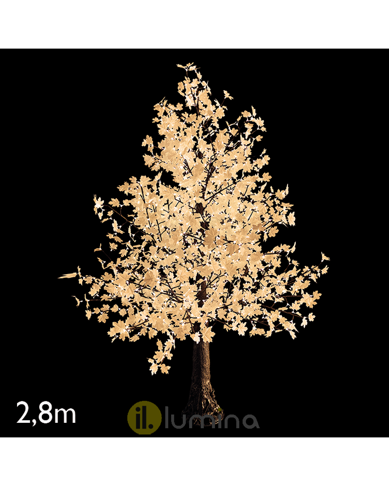 Maple tree 2,8 meter with 1376 24V IP44 LED lights