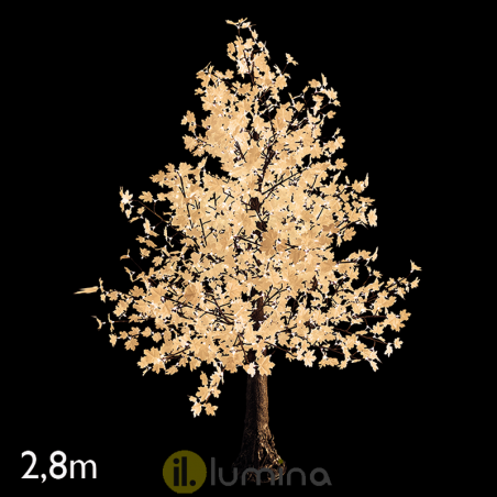 Maple tree 2,8 meter with 1376 24V IP44 LED lights