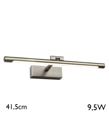 LED Wall light 41.5 cm metal finished in brass 9.5W 3000K