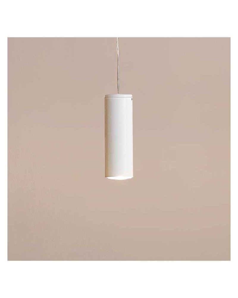 Cylinder ceiling lamp in zamak and aluminum 7cm dimmable GU10 single-phase