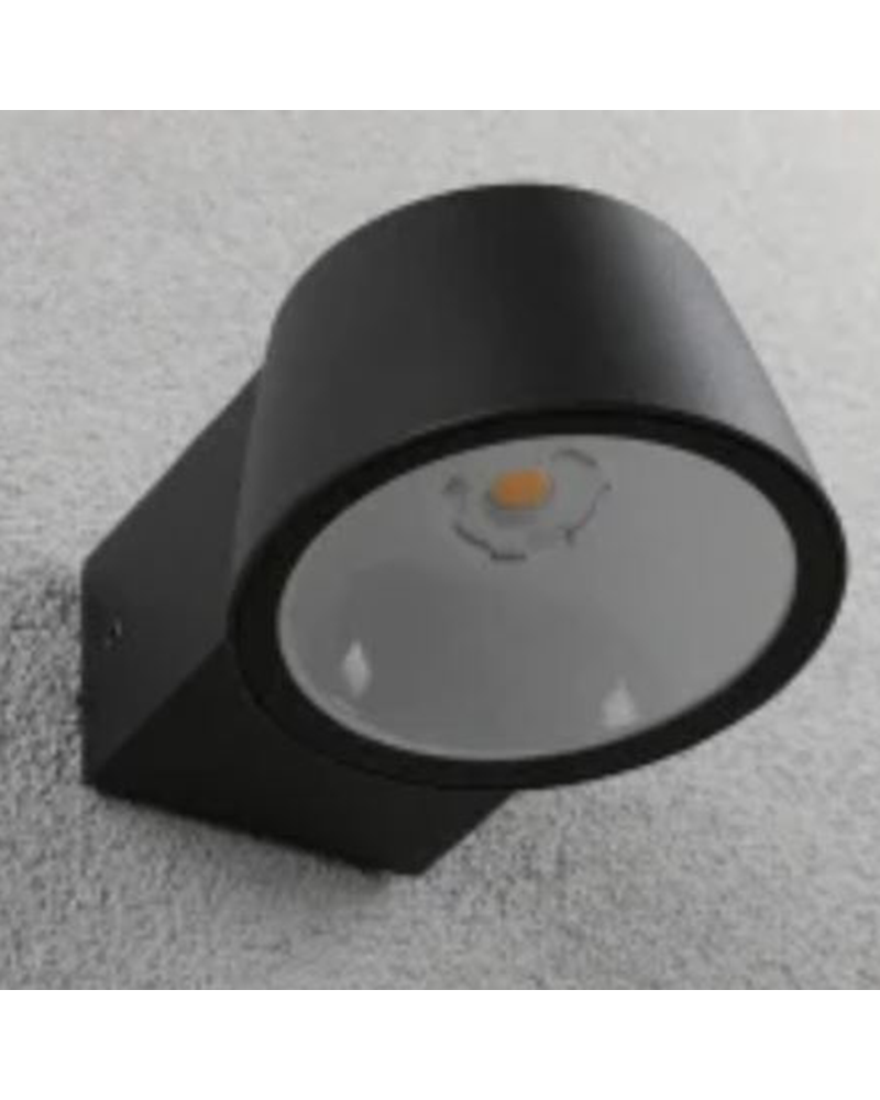 Aplique de pared de exterior LED 6W en aluminio acabado gris 3000K