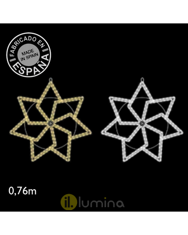 Pinwheel flower cool light or warm light LED 76.5cm 27W