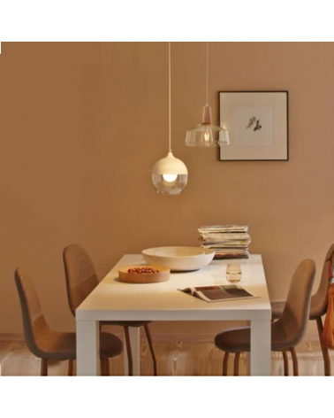 Bombilla Globo opal 125 mm. filamentos LED E27 7W 2700K 806Lm