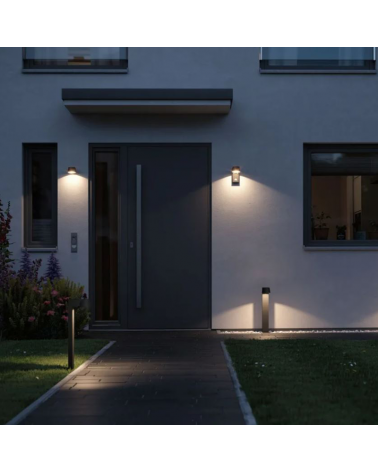 Baliza para exterior 50cm de altura de aluminio IP44 LED 6W 3000K