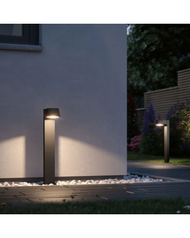 Baliza para exterior 50cm de altura de aluminio IP44 LED 6W 3000K