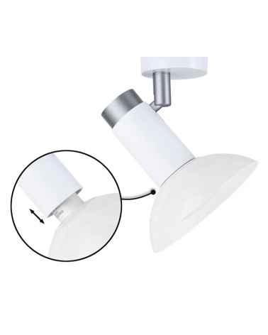 GU10 20W Swivel Metal Wall or Ceiling Light
