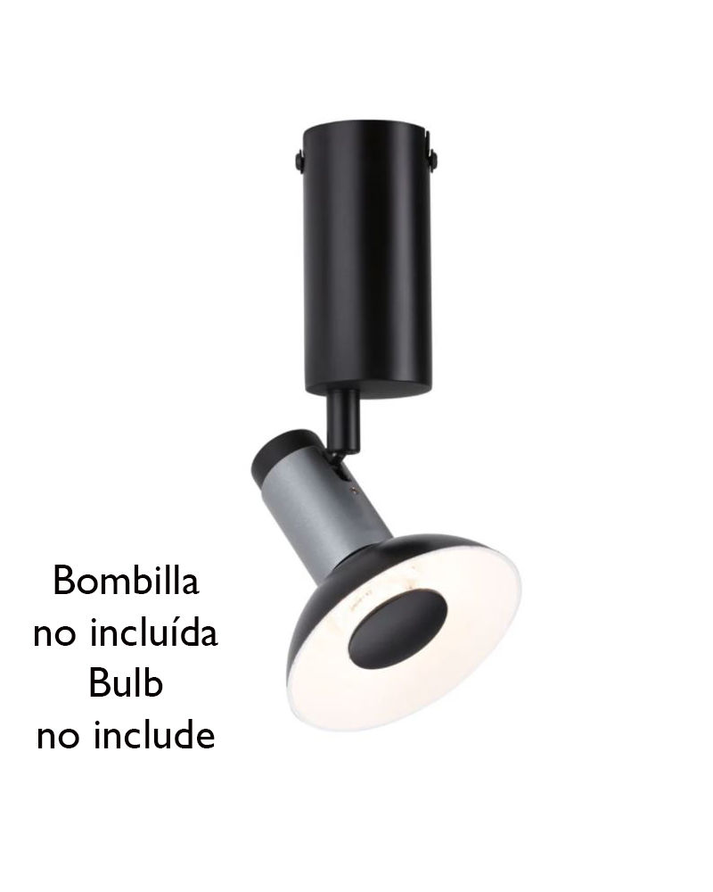 Aplique para pared o techo de metal giratorio GU10 20W