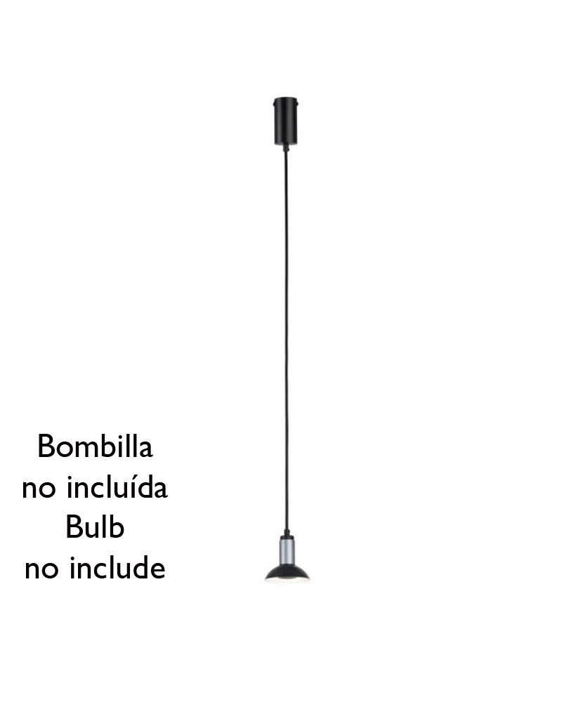 Pendel 200cm de tela y metal giratorio 20W GU10