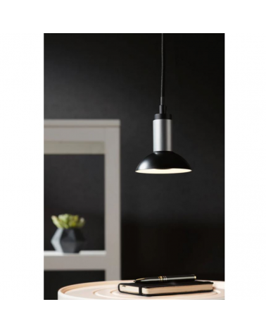 Pendant lamp GU10 height 2m made on swivel metal and fabric