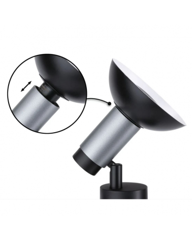 Table Lamp with GU10 rotating metal spot with Switch