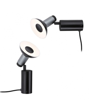 Table Lamp with GU10 rotating metal spot with Switch