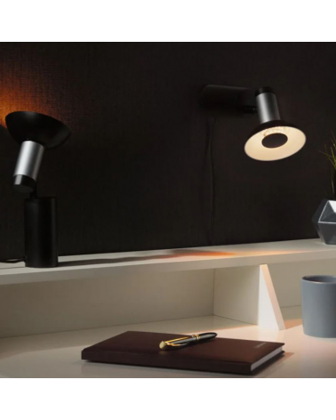 Table Lamp with GU10 rotating metal spot with Switch