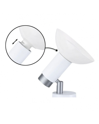 Table Lamp with GU10 rotating metal spot with Switch