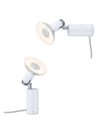 Table Lamp with GU10 rotating metal spot with Switch