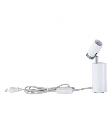 Lámpara de mesa de metal giratorio 20W GU10 con interruptor