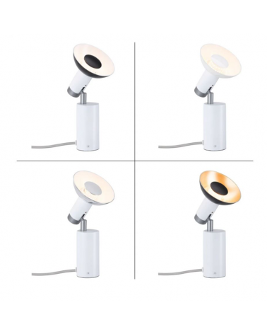 Table Lamp with GU10 rotating metal spot with Switch