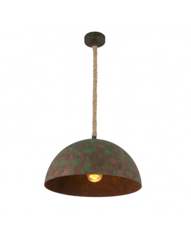 Ceiling lamp 40cm metal with green finish E27 60W