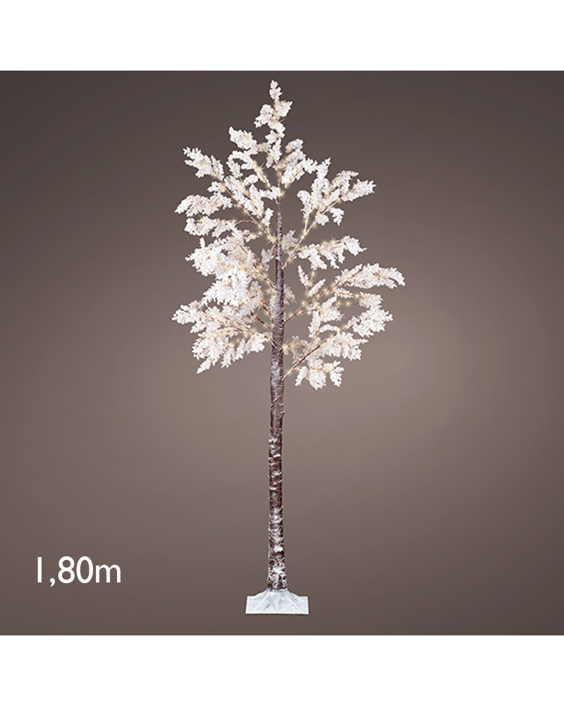 Árbol de flores blancas de 1,8 metros con 180 luces IP44