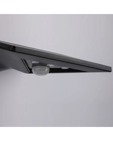 Aplique solar LED antracita 1,2W IP44 3000K con sensor de movimiento