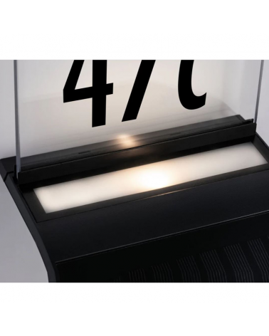 1.2W IP44 3000K LED solar wall light with dusk sensor and self-adhesive