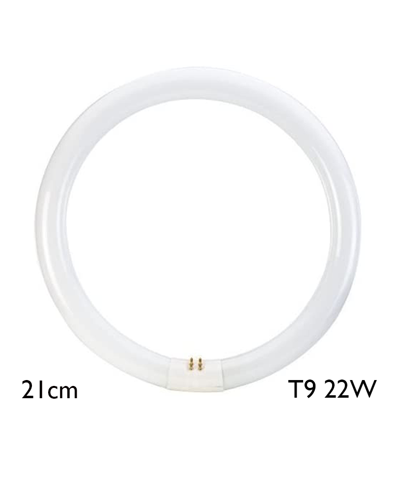 Triphosphorous circular fluorescent tube 22W T9 6500K 1200Lm