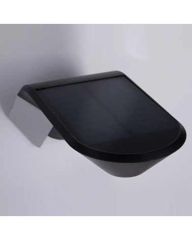 1.22W IP44 3000K LED solar wall light with motion sensor