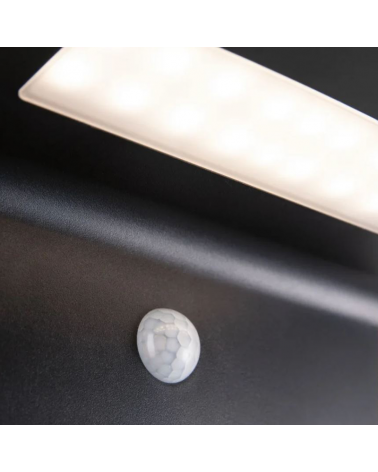 5W IP44 3000K LED solar wall light with motion sensor