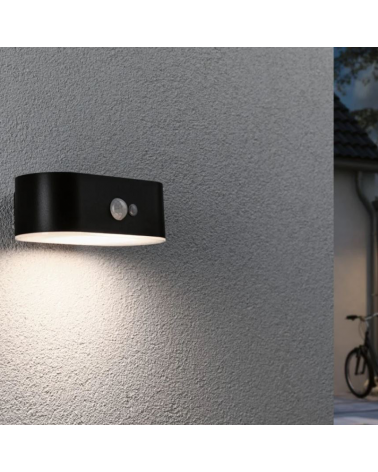 Aplique solar LED 2,5W IP44 3000K con sensor de movimiento