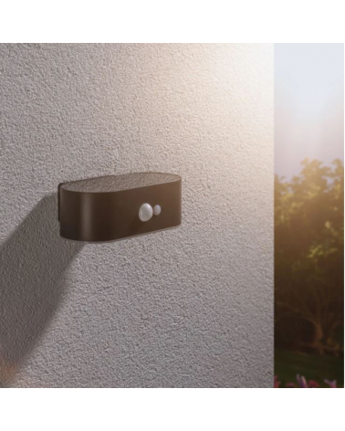 Aplique solar LED 2,5W IP44 3000K con sensor de movimiento