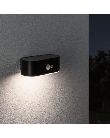 Aplique solar LED 2,5W IP44 3000K con sensor de movimiento