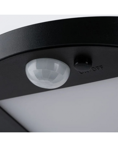 Aplique solar LED 1,2W IP44 3000K con sensor de movimiento