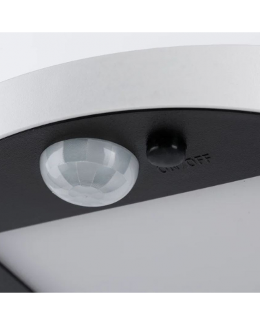 Aplique solar LED 1,2W IP44 3000K con sensor de movimiento