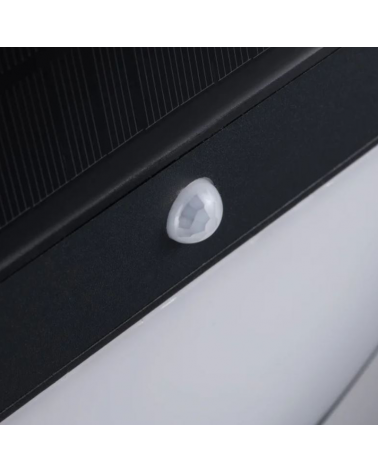 Aplique solar LED 1W IP44 3000K con sensor de movimiento