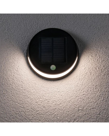 Aplique solar LED 3W IP44 3000K con sensor de movimiento