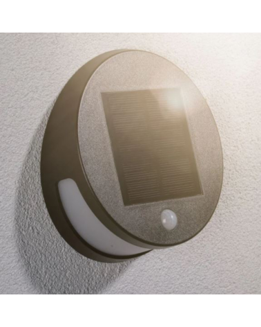 LED solar wall light with motion sensor 3W IP44 3000K warm white