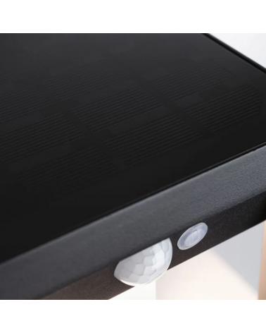 Aplique solar LED 5,5W IP44 3000K con sensor de movimiento