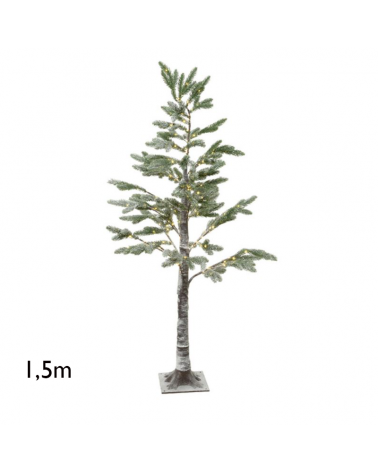 MicroLED Snowy Pine height 1.5 meters with 240 led lights IP44