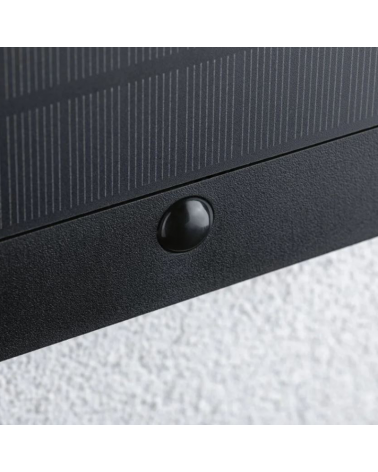 Aplique solar LED 1W IP44 3000K con sensor de anochecer con número casa