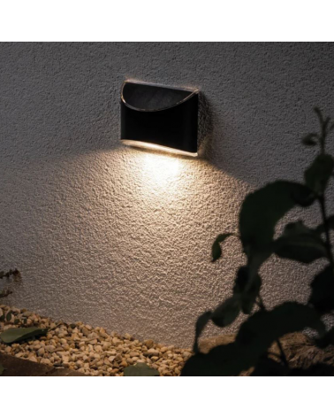 LED solar wall light with dusk sensor 0,05W IP44 3000K